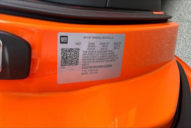 2022 Chevrolet Corvette Stingray 1LT