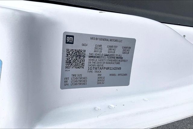 2024 GMC Savana Cargo 2500 Work Van
