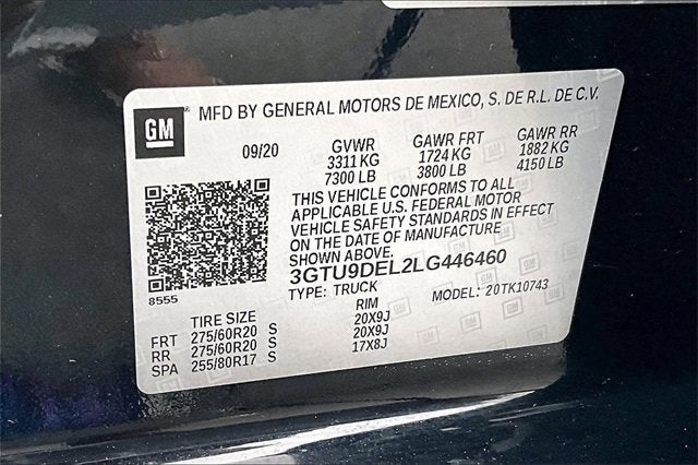 2020 GMC Sierra 1500 SLT