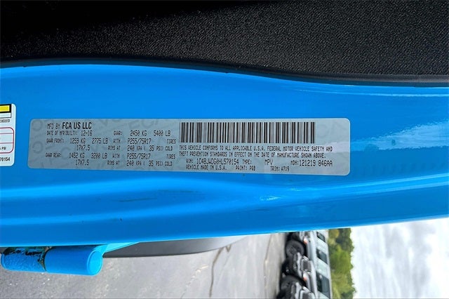 2017 Jeep Wrangler Unlimited Sport