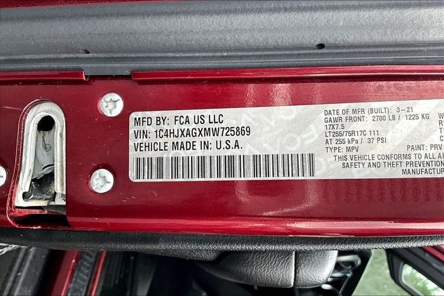 2021 Jeep Wrangler Willys