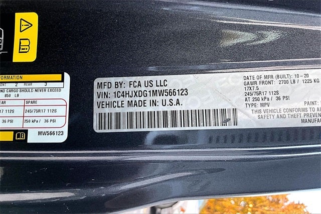 2021 Jeep Wrangler Unlimited Sport S