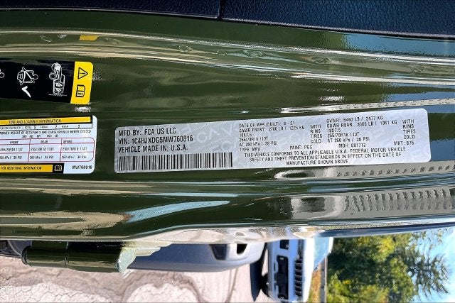 2021 Jeep Wrangler Unlimited Sport Altitude