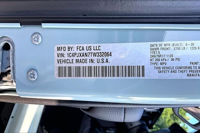 2026 Jeep Wrangler Sport S