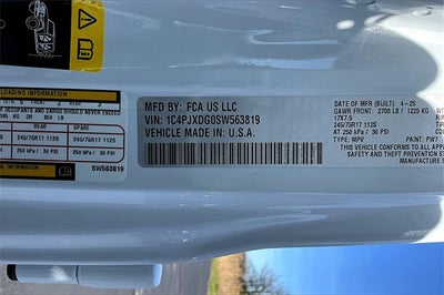 2025 Jeep Wrangler Sport S