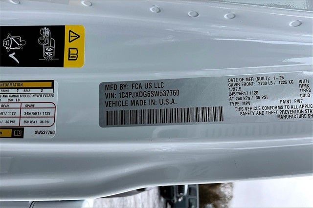 2025 Jeep Wrangler Sport S