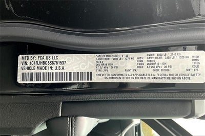 2025 Jeep Grand Cherokee Limited