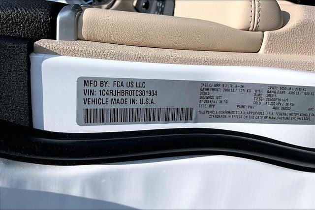 2026 Jeep Grand Cherokee Limited