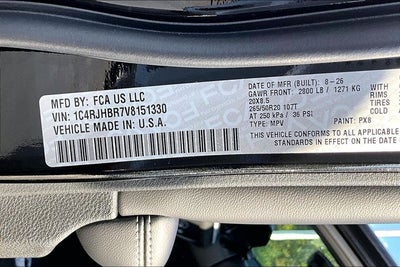 2027 Jeep Grand Cherokee Limited