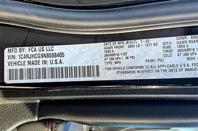 2022 Jeep Grand Cherokee Trailhawk