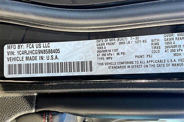 2022 Jeep Grand Cherokee Trailhawk