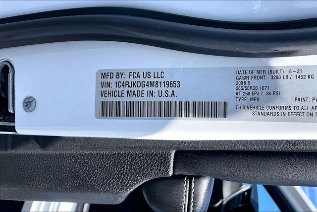 2021 Jeep Grand Cherokee L Overland