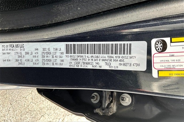 2019 RAM 1500 Laramie