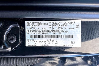 2020 Ford F-150 Platinum