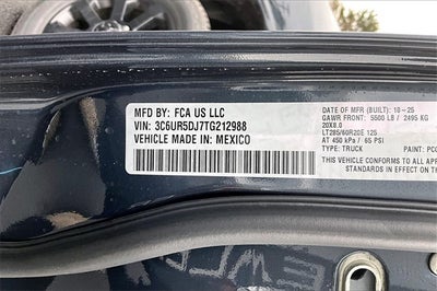 2026 RAM 2500 Big Horn